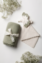 Sage Scallop Blanket & Stork Bundle