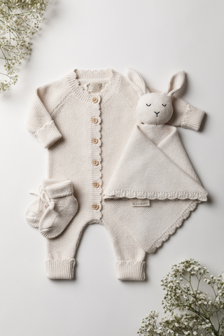 Organic Cotton Luxury Baby Bunny Bundle - Oat